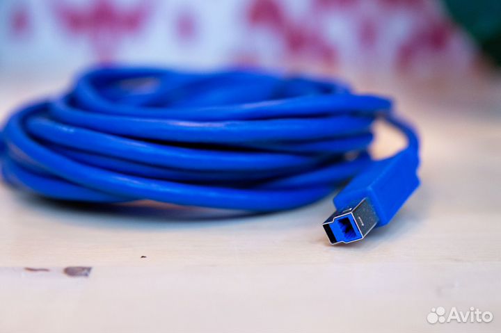Кабель 5метров USB3.0 USB 3.0 A(m) - USB 3.0 B (m)