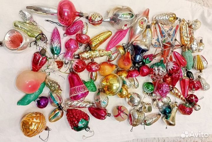 Ёлочные игрушки СССР