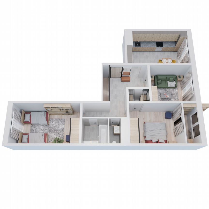 3-к. квартира, 78,9 м², 5/9 эт.