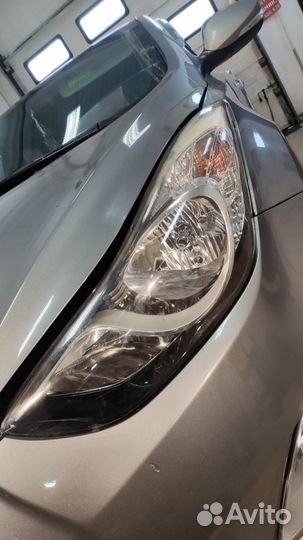 Hyundai Sonata установка Bi-LED линз