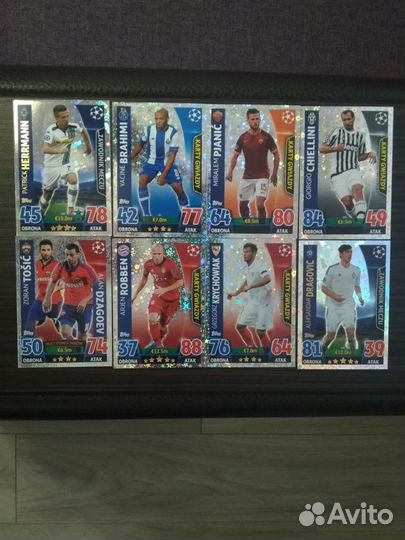 Карты topps лч уефа 2015. Match Attax Польские