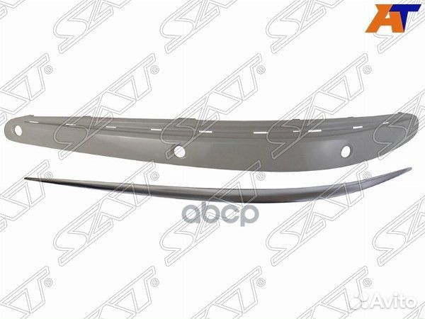 Молдинг бампера mercedes W211 02-06 avantgarde