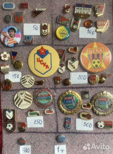 Значки зенит цска спартак торпедо
