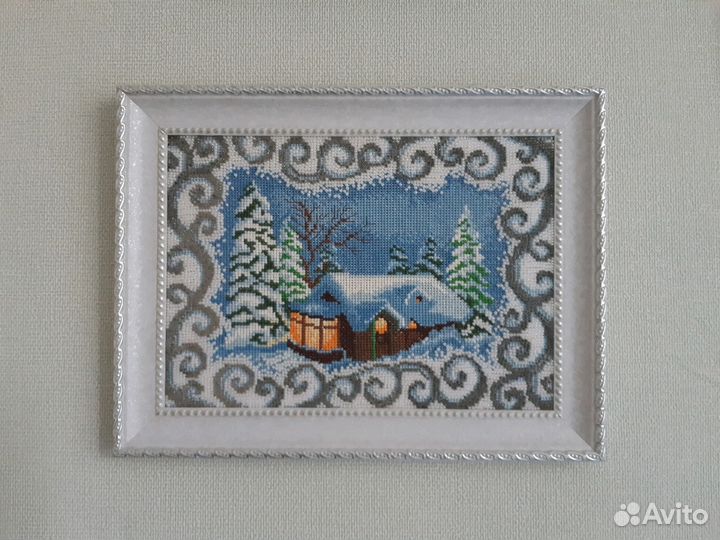 Вышивка крестом и бисером