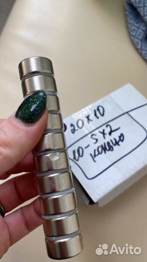 Неодимовый магнит 10х1 мм