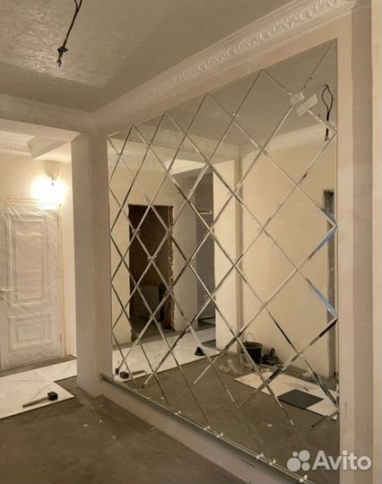 Зеркало/ стекло/ фацетом/ ромбик