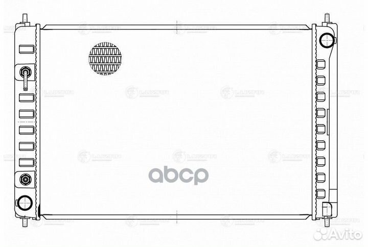 Радиатор nissan murano 3.5 A/T 09- LRC 141AV luzar