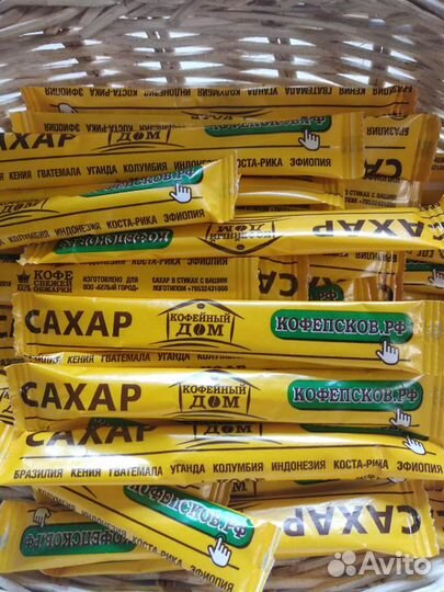 Сахар в стиках 5 гр