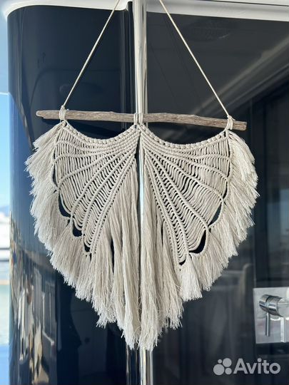 Крылья Ангела панно макраме