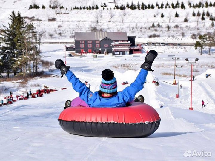 Ватрушка,тюбинг, зимний отдых