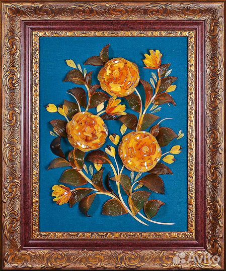 Картина из янтаря 