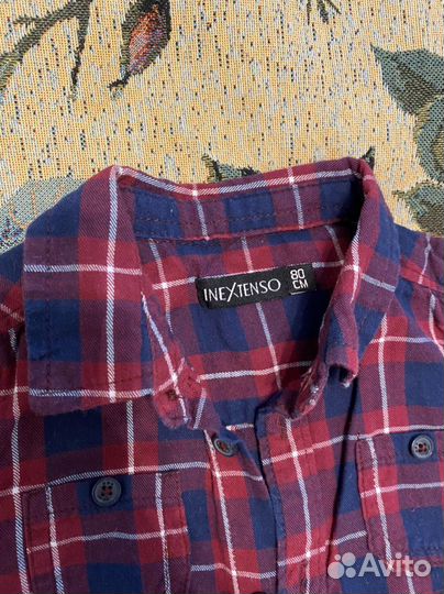 Рубашка в клетку для мальчика