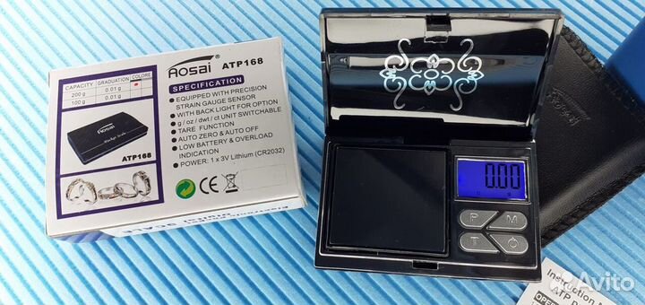 Электронные медицинские весы Aosai 0.01гр до 200гр