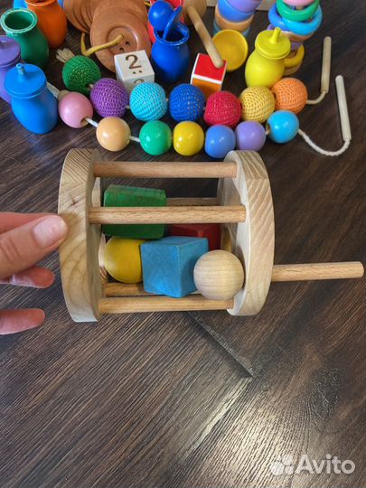 Деревянные игрушки развивашки