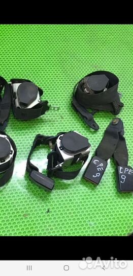 Ремни безопасности логан в отличном состоянии