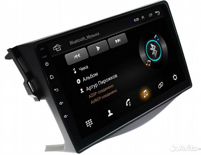 Магнитола Toyota Rav4(06-12 г) Android, 1/16 Гб