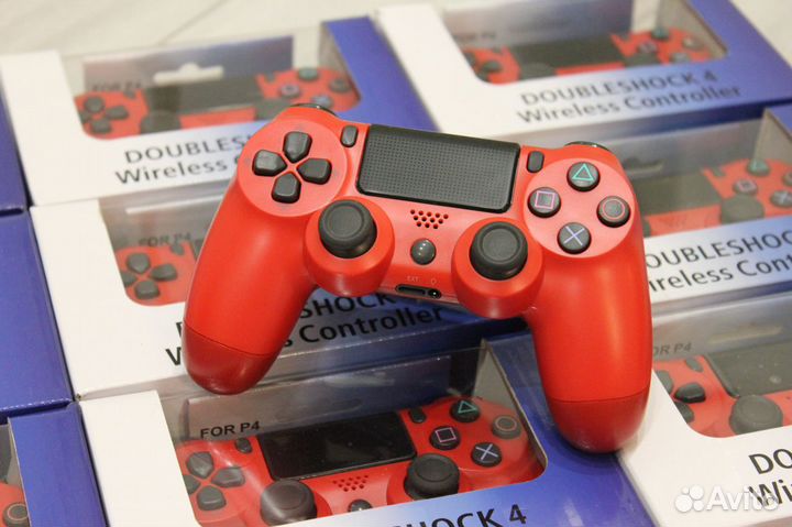 Геймпад Красный Sony PlayStation 4 (новый,реплика)