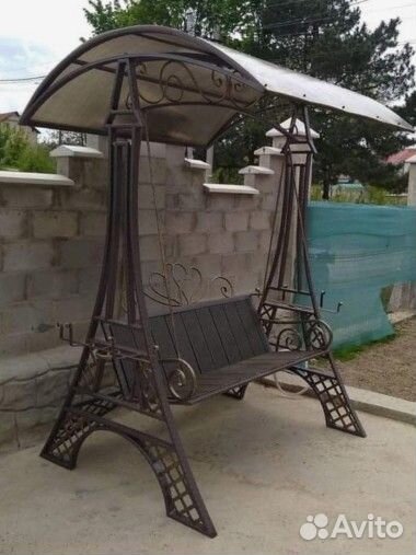 Садовые качели кованные