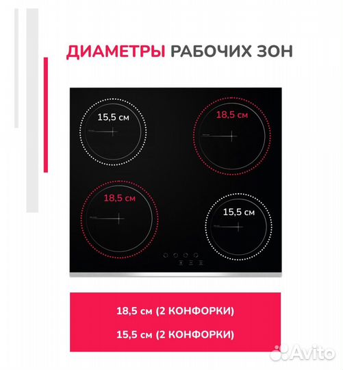 Варочная панель электрическая Simfer H60D14B000