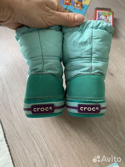 Резиновые сапоги осенние crocs c10 27 размер