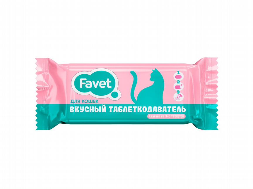 Вкусный таблеткодаватель Favet для кошек