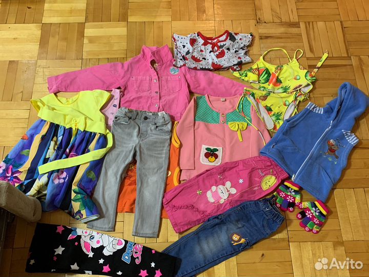 Вещи на девочку большой пакет