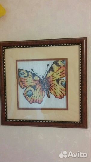 Вышивка Бабочка