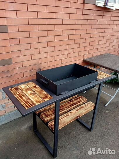 Мангал лофт новый