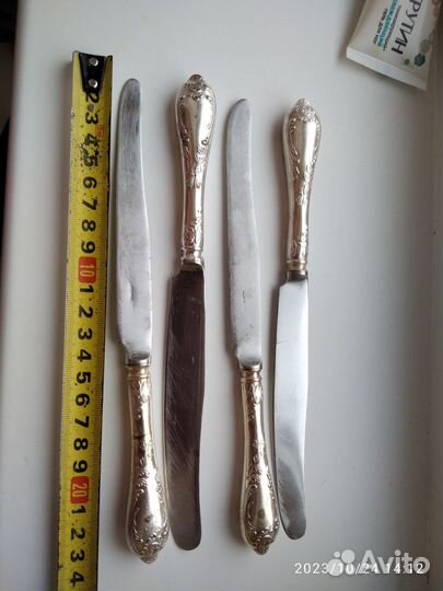 Набор вилки ложки ножи Зиш Классика мельхиор мнц