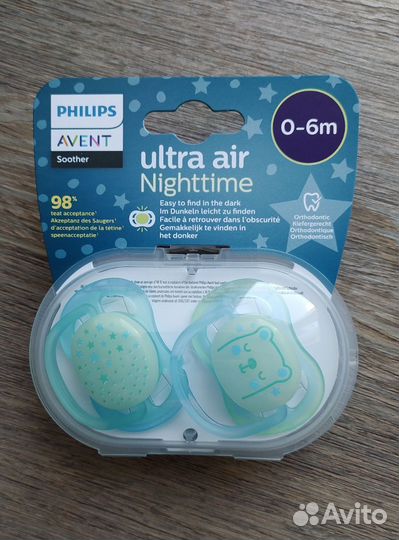 Соска пустышка Avent Philips силиконовая