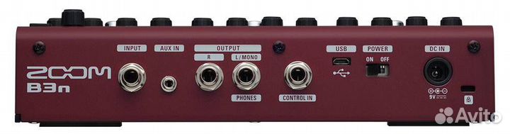 Басовый процессор мульти-эффектов Zoom B3n
