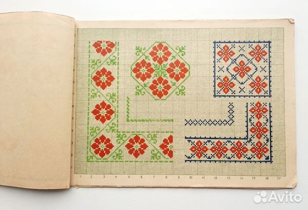 Старинные схемы вышивки девушка узоры 1903 г