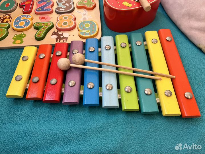 Развивающие игрушки деревянные