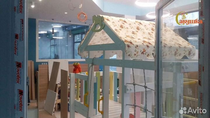 Игровой комплекс для дома меловая доска