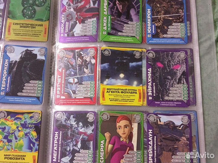 Карточка трансформеры прайм полная коллекция