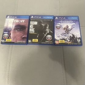 Игры ps4 Detroit,Horizon,The Last of Us