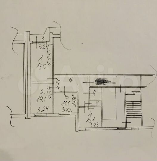 3-к. квартира, 74,4 м², 14/17 эт.