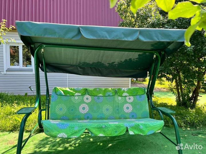 Тент для садовых качелей