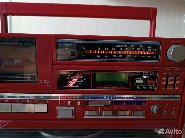 Магнитола victor DC-33(R) с проигрывателем винила