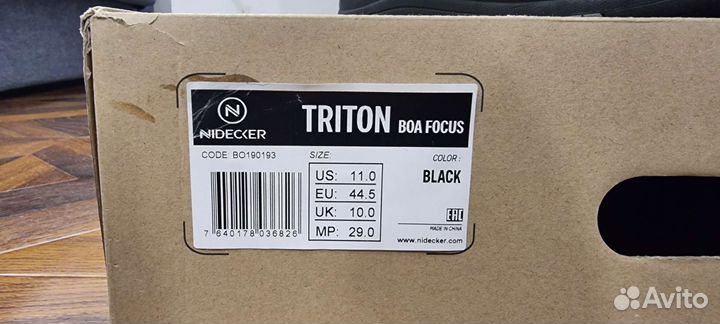 Сноубордические ботинки nidecker triton boa focus