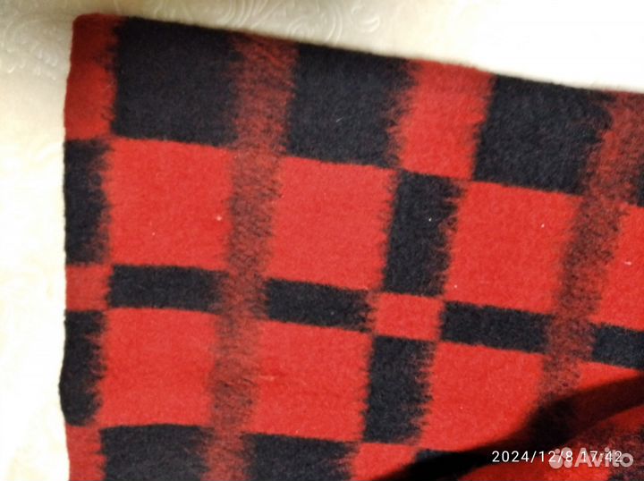 Одеяло шерстяное СССР новое