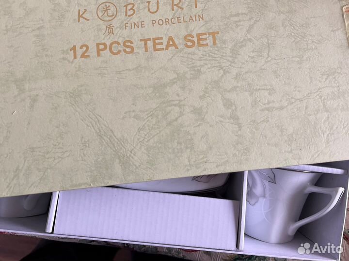 Чайный сервиз koburi industry фарфор
