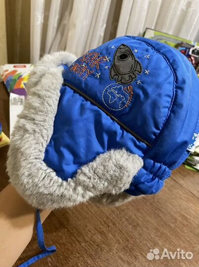 Шапка зимняя детская на мальчика