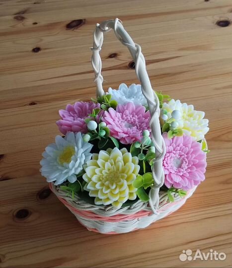 Мыло ручной работы букеты