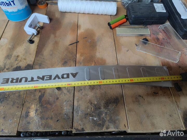 Накладка на задний бампер renault duster