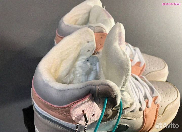 Кроссовки Nike Air Jordan тёплые (Арт.55885)