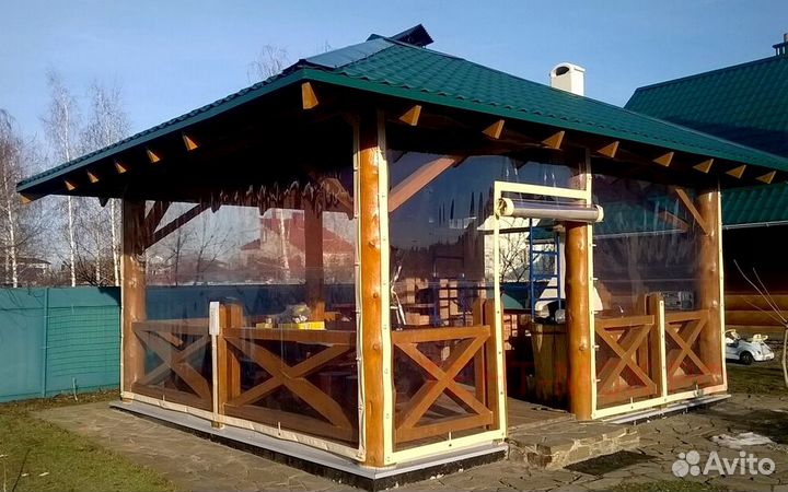 Прозрачные пвх окна