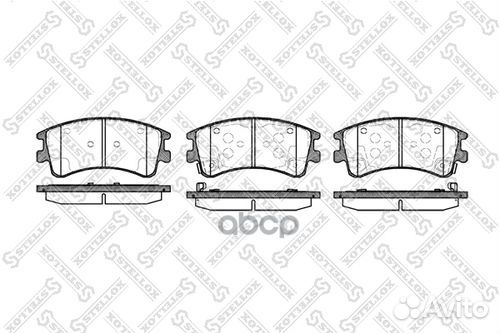981 002B-SX колодки дисковые передние Mazda 6