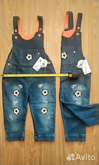 Комбинезон детский джинсовый. Новый