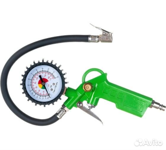 Пистолет для подкачки шин ECO TIG-1 с манометром